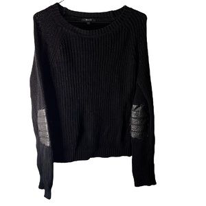 RW&CO black knit sweater
